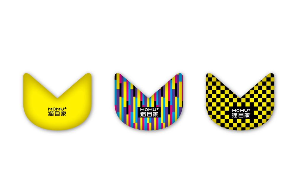 隱形眼鏡連鎖品牌LOGO升級(jí)-貓目家MOMU企業(yè)形象設(shè)計(jì)